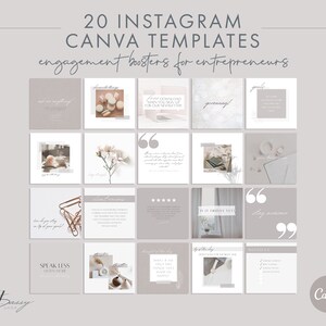 Instagram Canva templates, Social media Canva templates, Instagram post templates, Canva templates, Instagram Posts, Canva templates, IG
