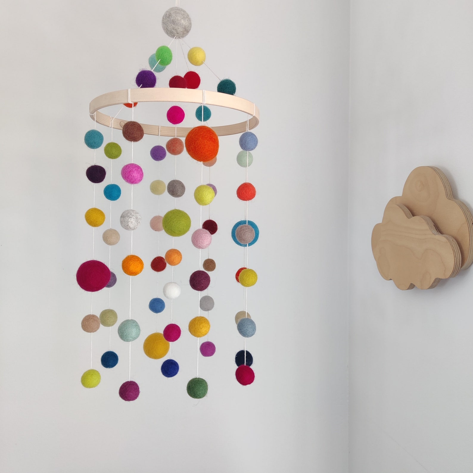 Baby mobile/multicolor/rainbow nursery/nursery mobile/baby Etsy