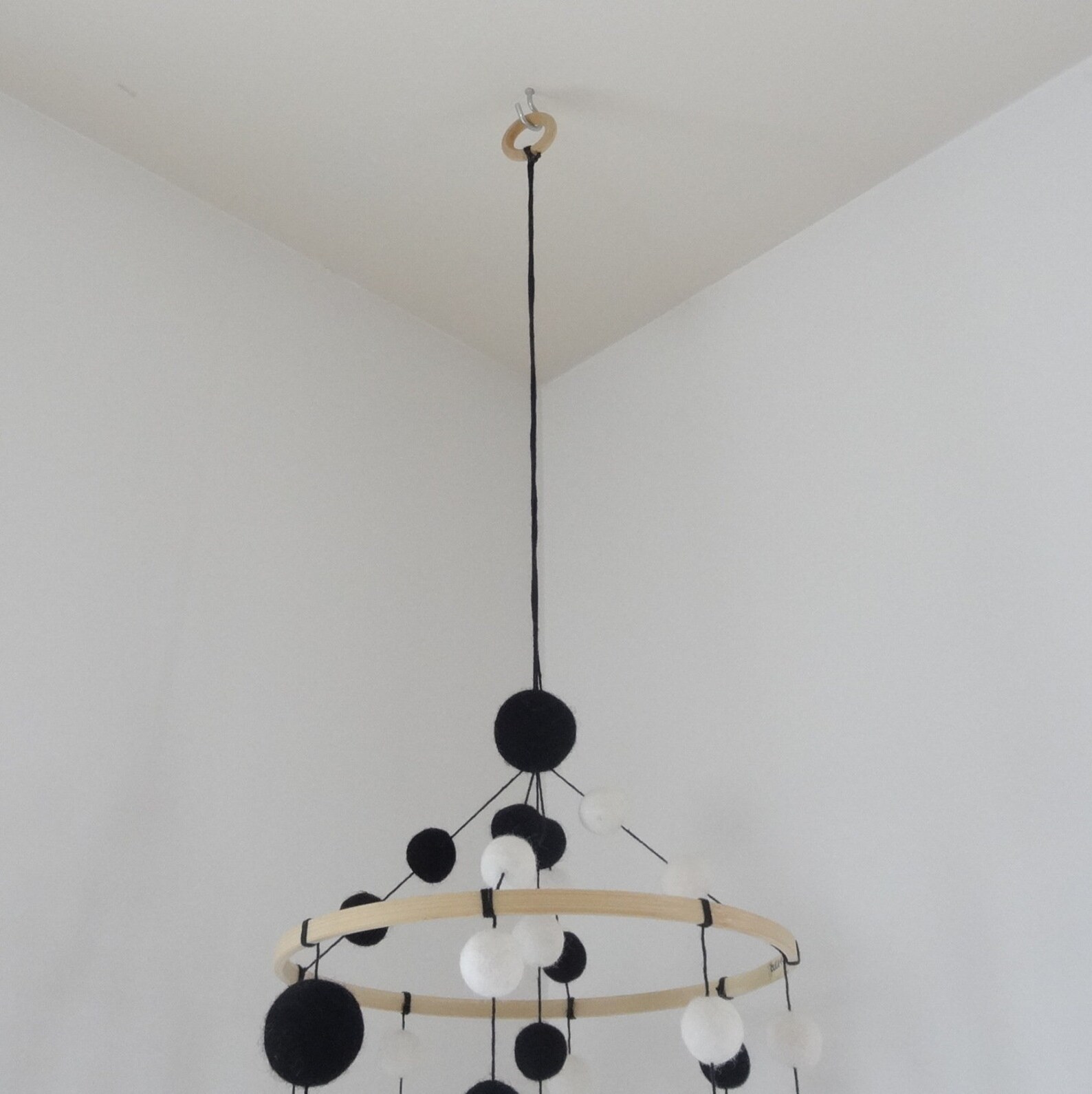 Nursery Mobile/black and White Mobile/baby Mobile/crib Etsy Canada