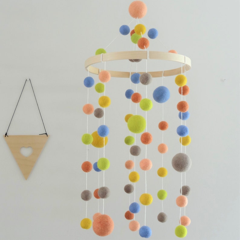 Baby Mobile/unisex Nursery Mobile/ceiling Mobile/blue Green Etsy