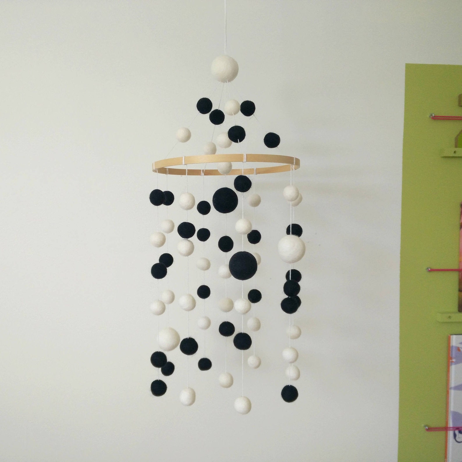 Nursery Mobile/black and White Mobile/baby Mobile/crib Etsy Canada