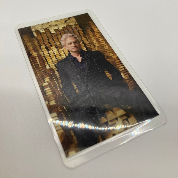 Michael Douglas Wall Street 1987 Stock Broker Gold Bars Bookmark