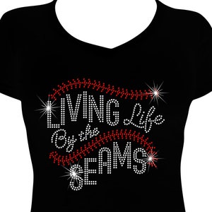 Cute Baseball Mom Shirt, Rhinestone Baseball Shirt, Baseball Mom Rhinestone Shirt, Baseball Bling Shirt