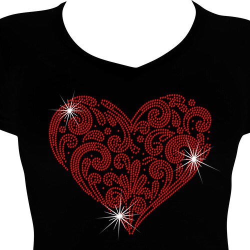 Bling valentine shirts clearance