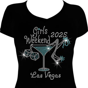 Girls Weekend 2025 Las Vegas Bling Shirt, Girls Trip Bling Shirt, Vegas Trip Bling, Girls Getaway Bling Shirt, Las Vegas Shirt