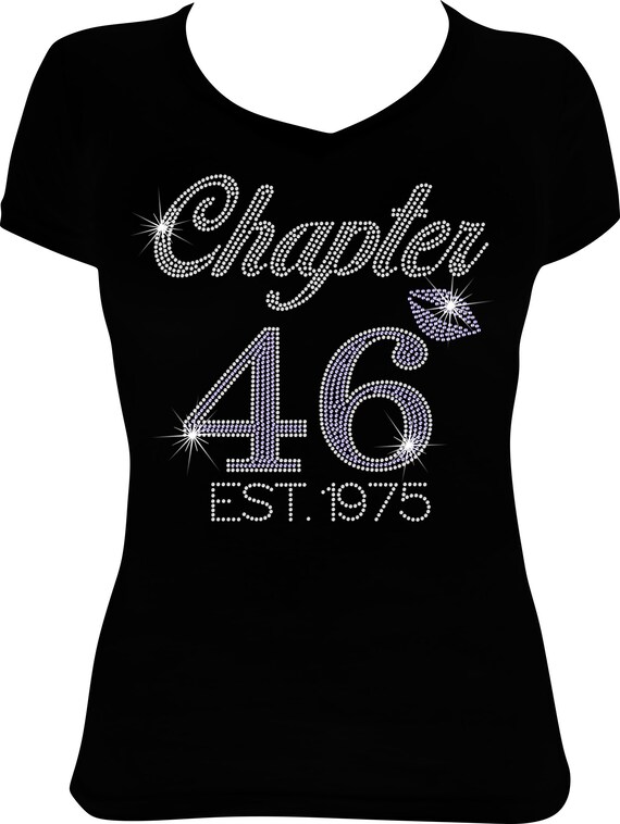 Chapter 46 Est 1975 Birthday Bling Shirt Birthday Bling Etsy Chapter 46 Est 1975 Birthday Bling Shirt Birthday Bling Etsy