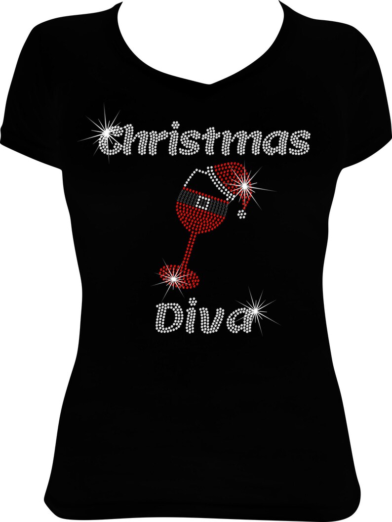 bling wine shirts