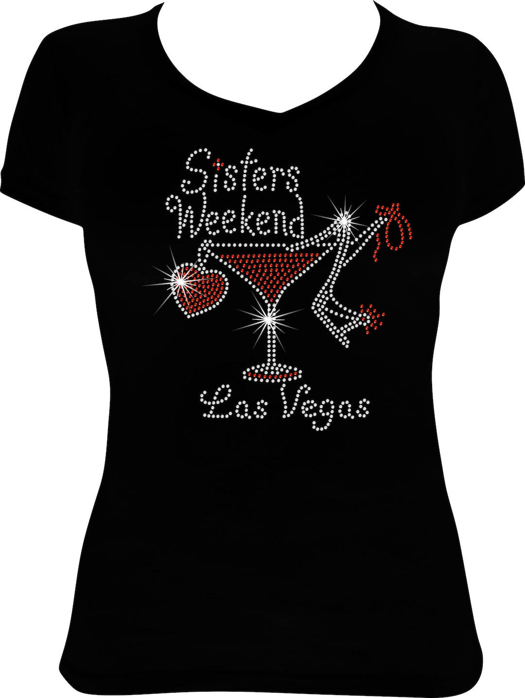 Sisters Weekend Las Vegas Bling Rhinestone Shirt, Rhinestone Shirts Las ...