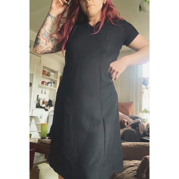 VTG handmade black dress - image 2