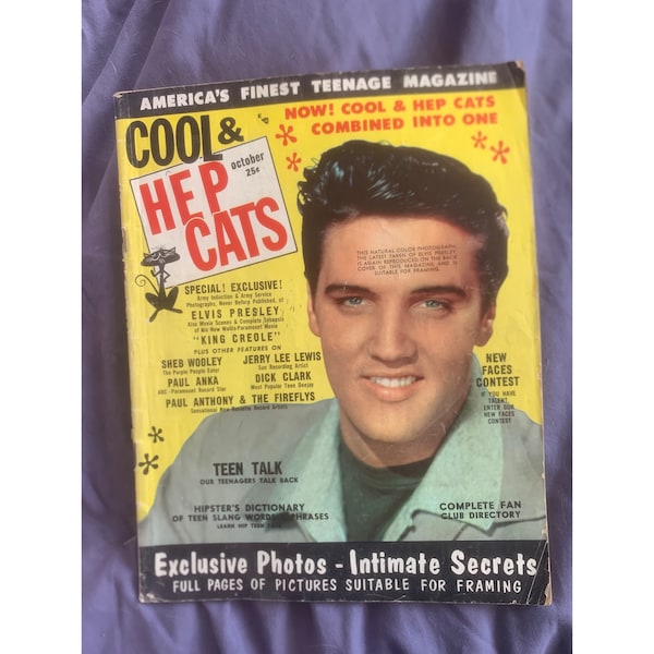 1950s Elvis magazine