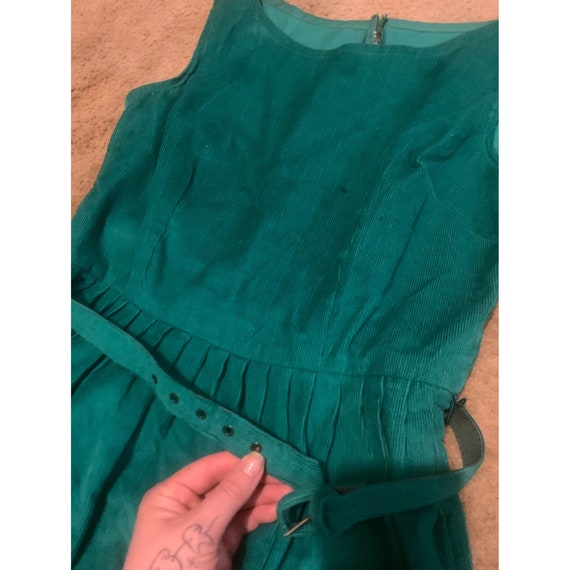 VTG Carole Brent green dress - image 3