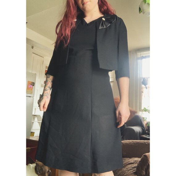 VTG handmade black dress - image 1