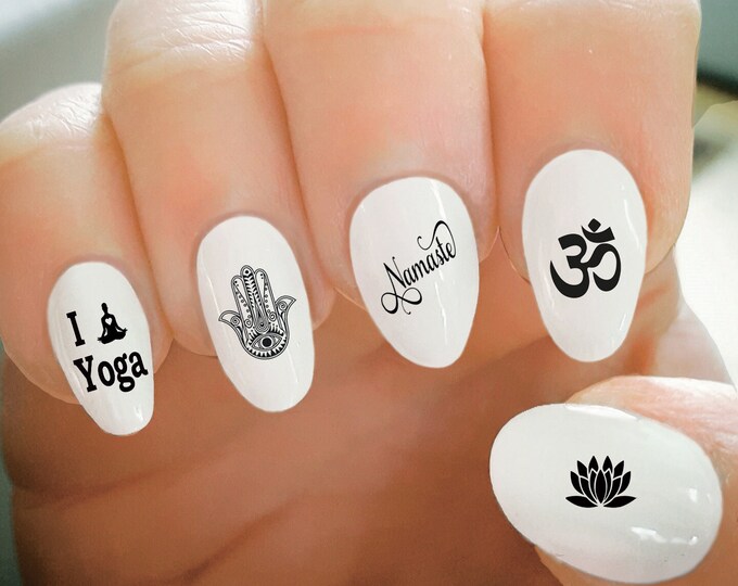 Nail Decals Cross Nail Decals Faith Religious Decals Water Etsy