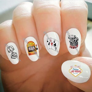 Nagel Abziehbild, Kasino Nagel Aufkleber, Karten, Wassertransfer Nagel Abziehbild, Nagel Tattoo, Modische Nagelkunst, Benutzerdefinierte Nagel Abziehbild