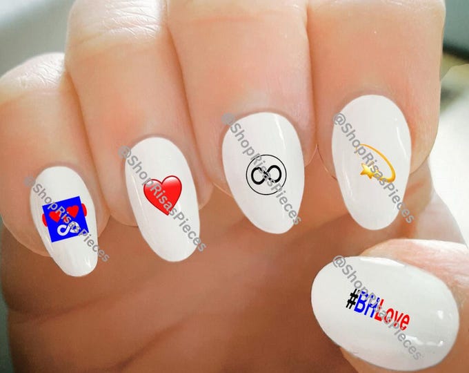 NKOTB Nail Decals: New Kids on the Block Water Transfer Nail Art