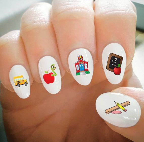 Buy Nail Decals School Decals Teacher Student Nail Decals Water