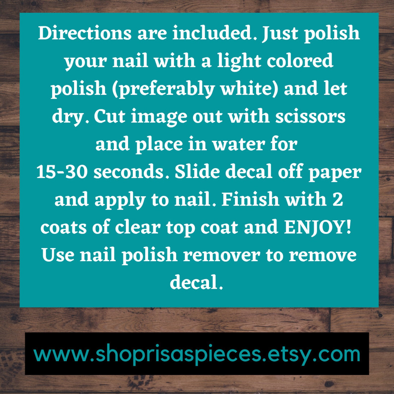 Nail Decals Custom Nail Decals Water Transfer Nail Decals Etsy