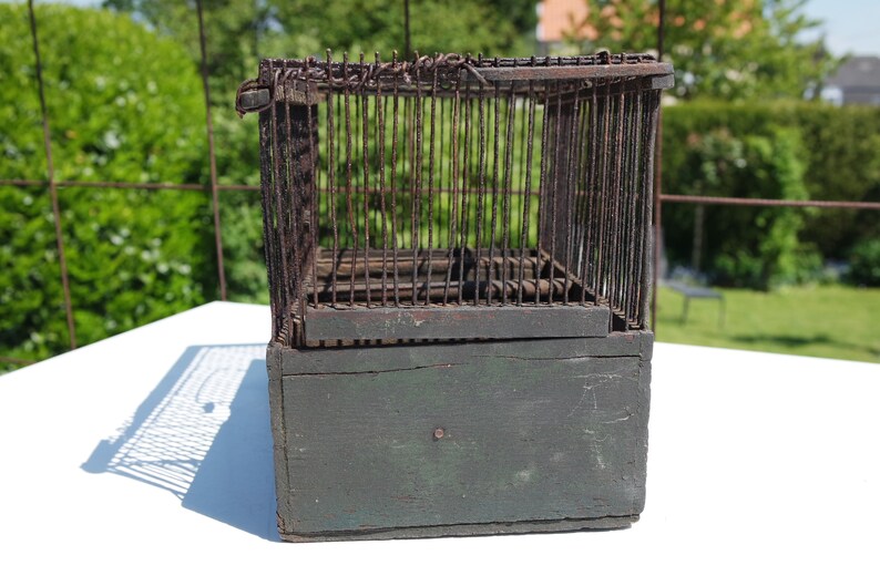 Petite à Artisanale Vintage 30s Cage Oiseau Oynw80pnvm