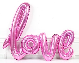 Pink Love Balloon, Bridal Shower, Wedding Decorations, Engagement Party