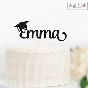 Custom Graduation Cake Topper, Graduation Party Decorations, Personalised