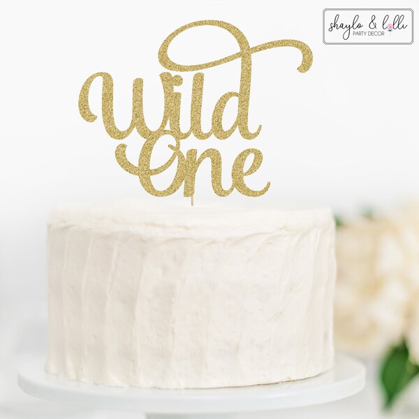 Wild One Cake Topper, First Birthday Decorations, Smash Cake Photos