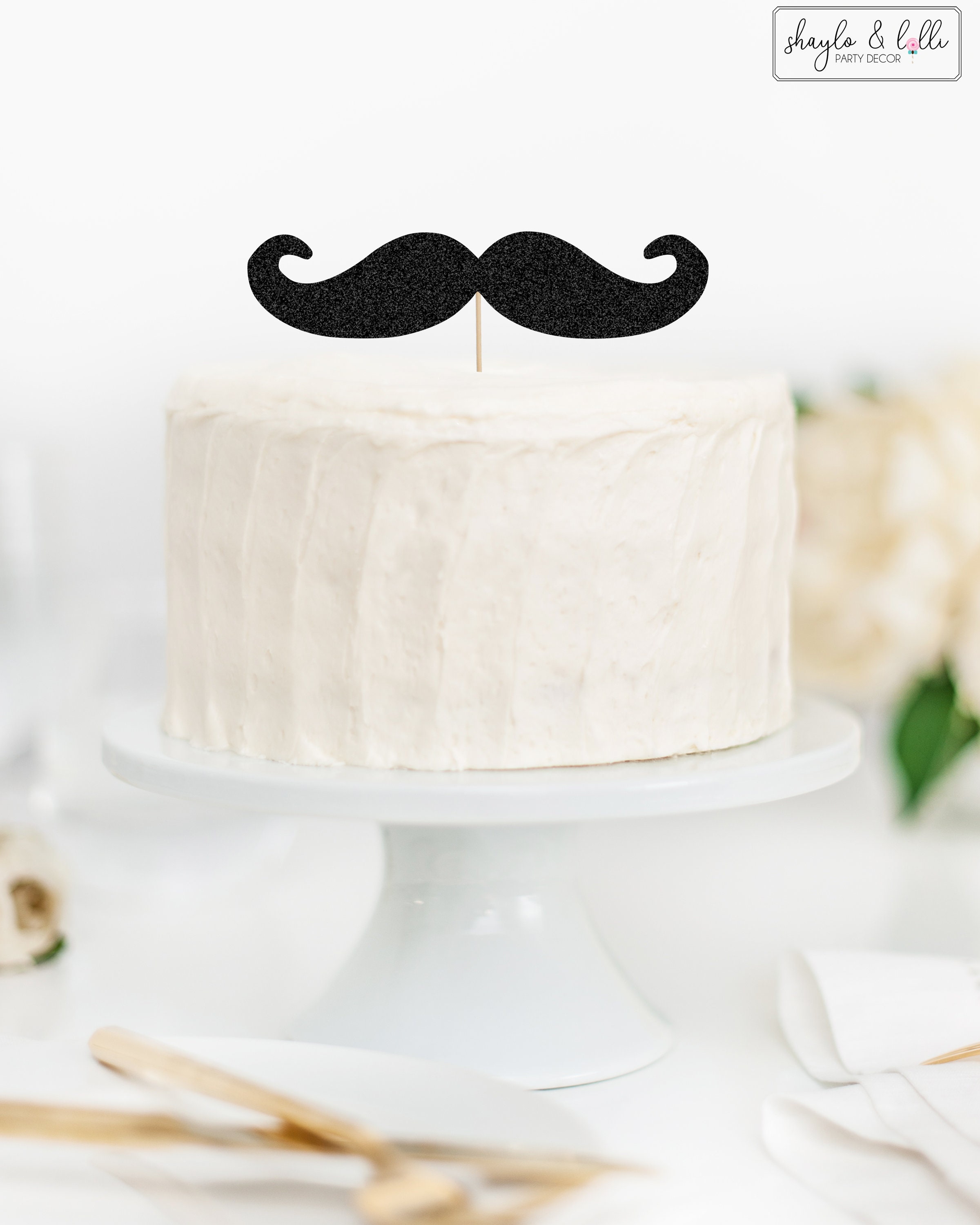 Mustache Birthday Cake | Delicately Delicious | Flickr