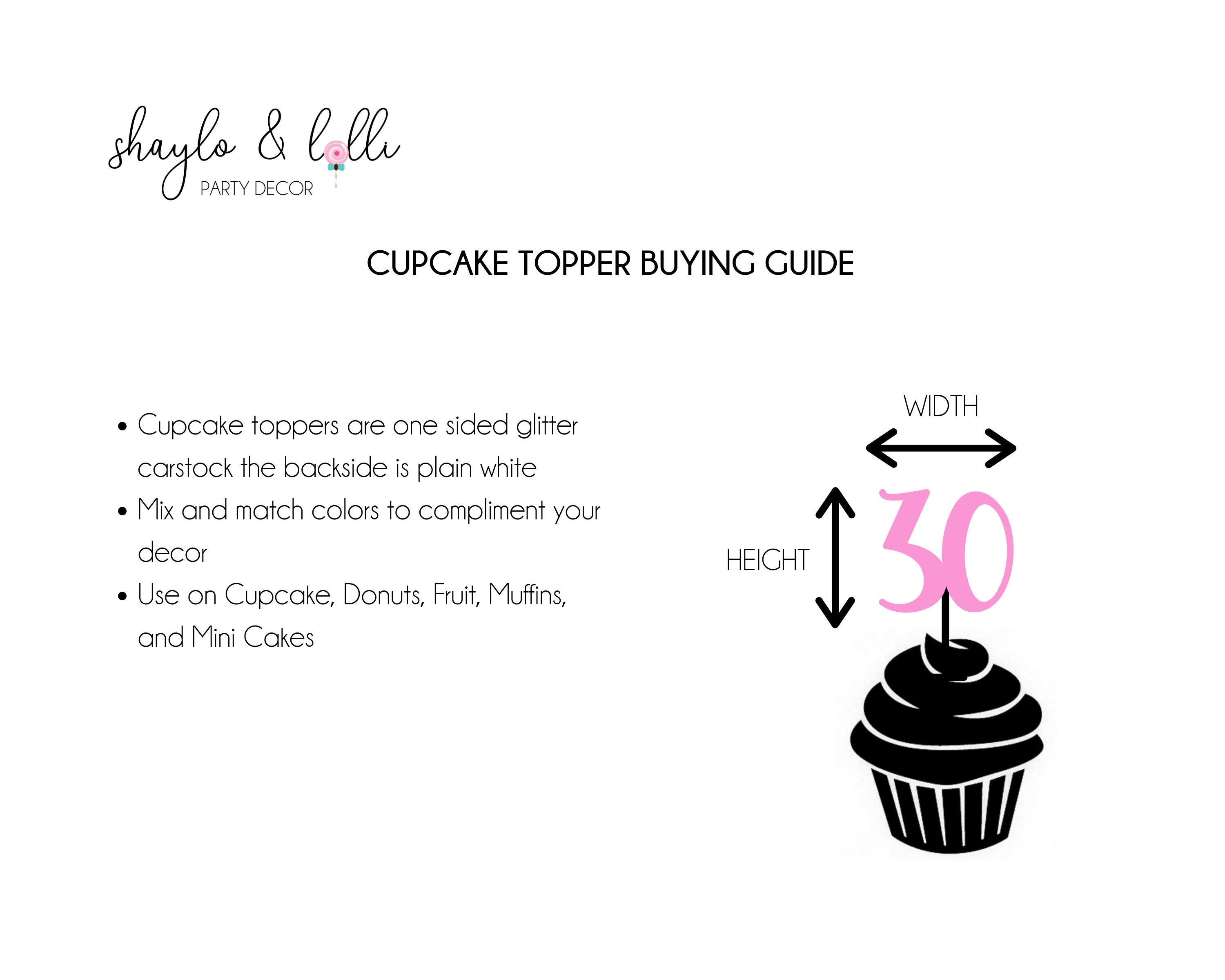 Butterfly Cupcake Toppers Birthday Party Decorations - Etsy