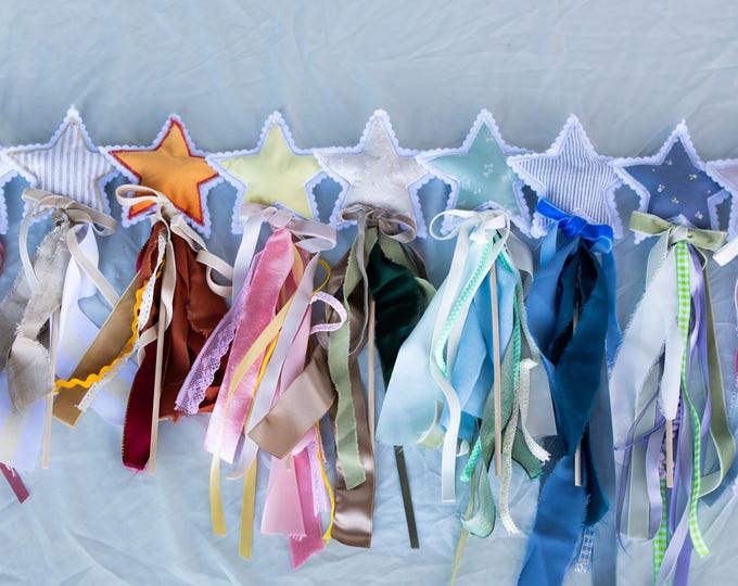 Erbstück Feenstab | Stoff & Bänder Stern Zauberstab