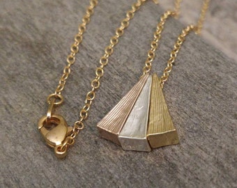 Triangle Trio Necklace