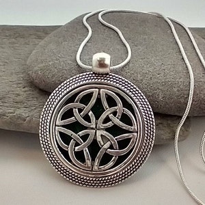 Gorgeous Celtic Necklace, Celtic Pendant Necklace image 6