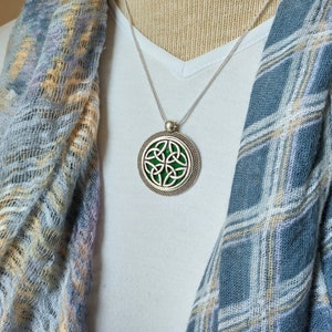 Gorgeous Celtic Necklace, Celtic Pendant Necklace image 10