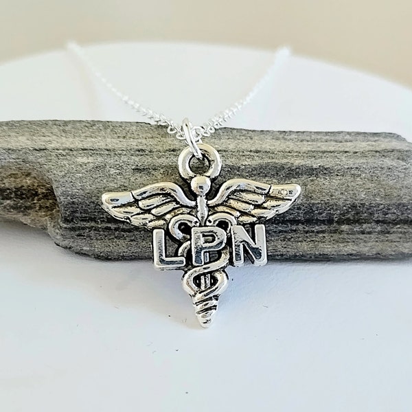 LPN Necklace, Nurse Necklace, Set Available, Nurse Gift, Graduation Gift