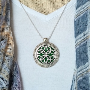Gorgeous Celtic Necklace, Celtic Pendant Necklace image 1