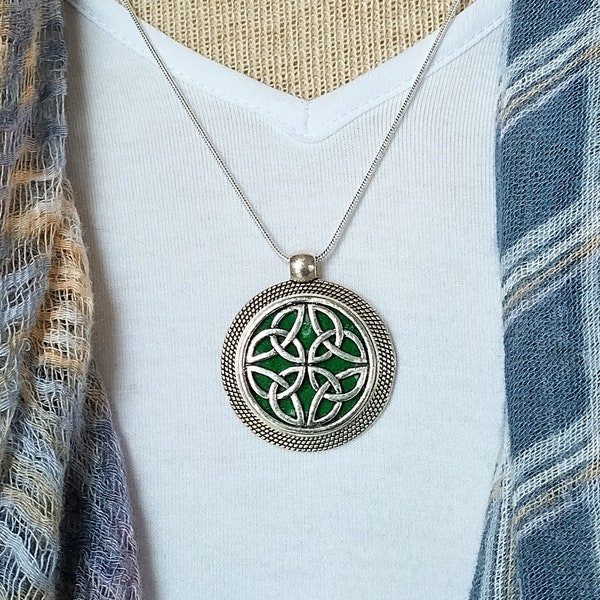 Gorgeous Celtic Necklace, Celtic Pendant Necklace