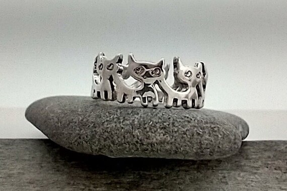 Quirky Cat Ring, Price Reflects MSRP