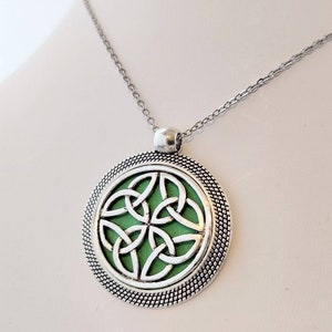 Gorgeous Celtic Necklace, Celtic Pendant Necklace image 5