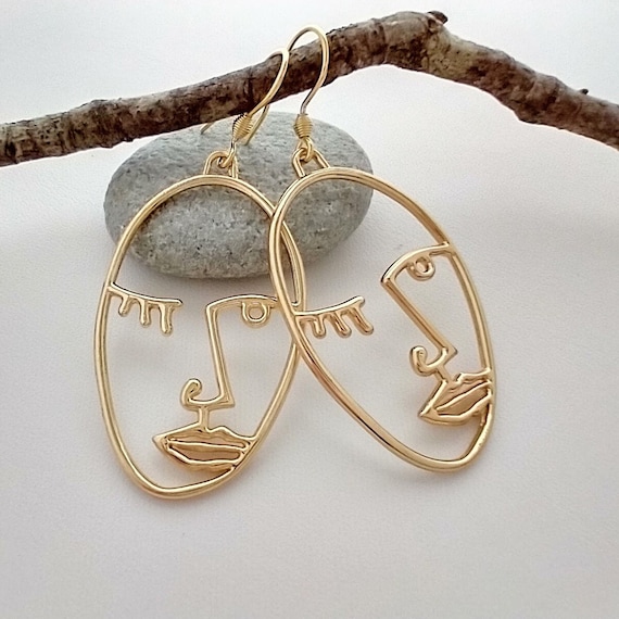 Etsy deals face earrings