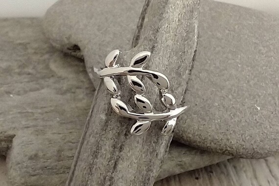 Simple Leaf Ring, List Prices Reflects MSRP, MR-N-75