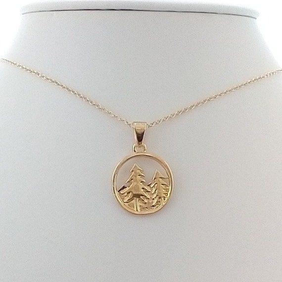 Gold Nature Necklace, List Prices Reflect MSRP, MN-TREE
