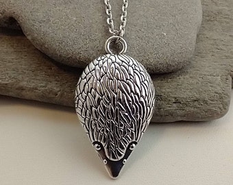 Very Cute Hedgehog  Necklace, Hedgehog Gift