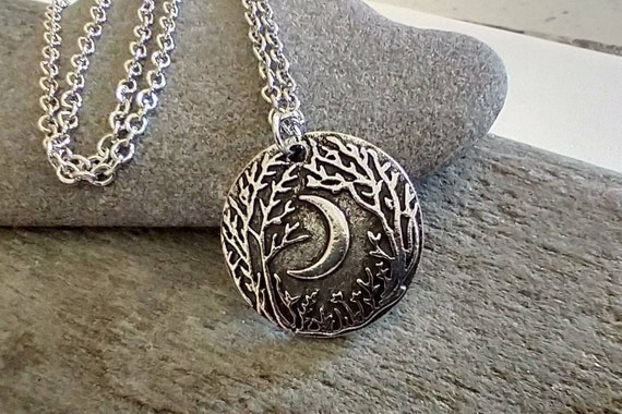 Woodland Moon Necklace, List Prices reflect MSRP, MN-WoodMoon