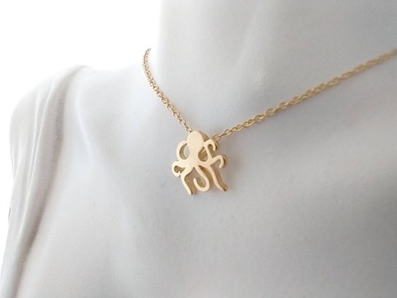 Tiny Octopus Necklace,  List Prices Reflect MSRP, MN-OCTO-1