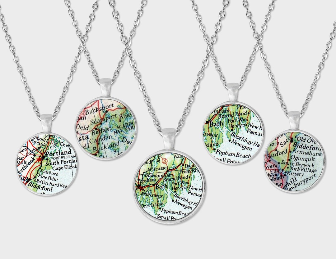 Custom Map Necklace Custom Images - Il 1080xN.3639902823 Fbl1