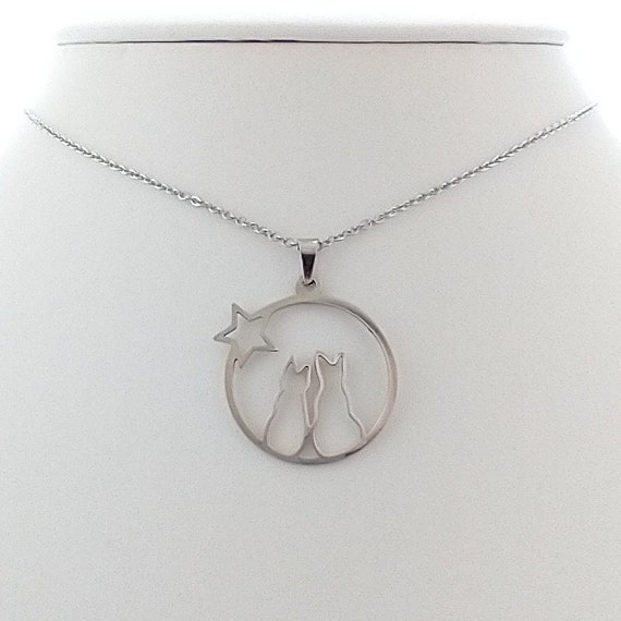 Whimsical Cat Necklace, List Price Reflects MSRP, MN-CAT-2
