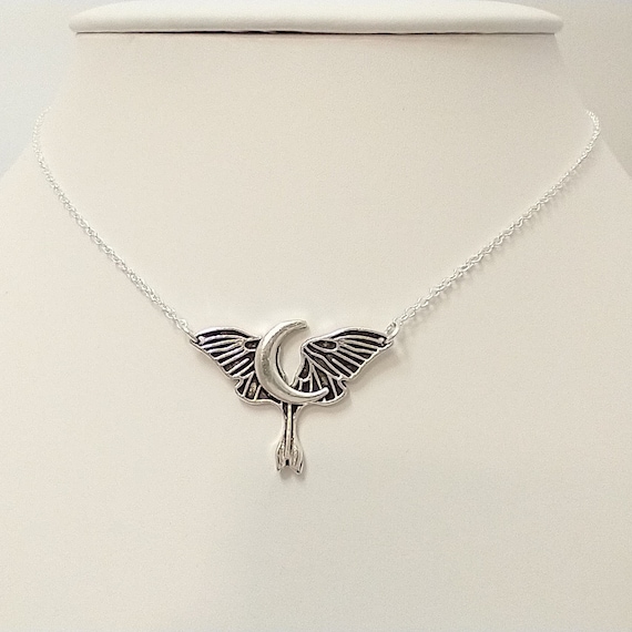 Moth Moon Necklace, List Prices Reflect MSRP, MN-MOONMOTH