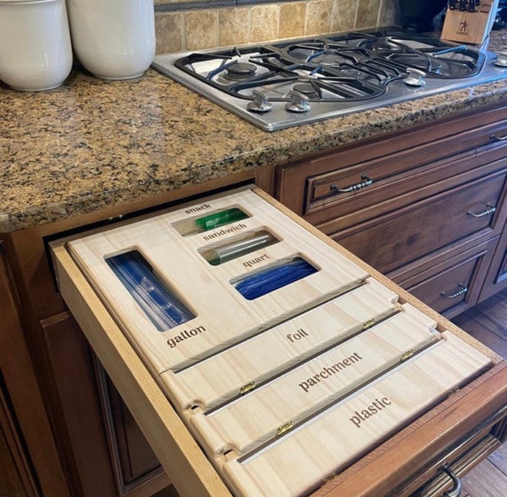 Custom Kitchen Drawer Organizer With Individual Cut Outs for Utensils and  Knives Custom Made From Solid Maple or Walnut 