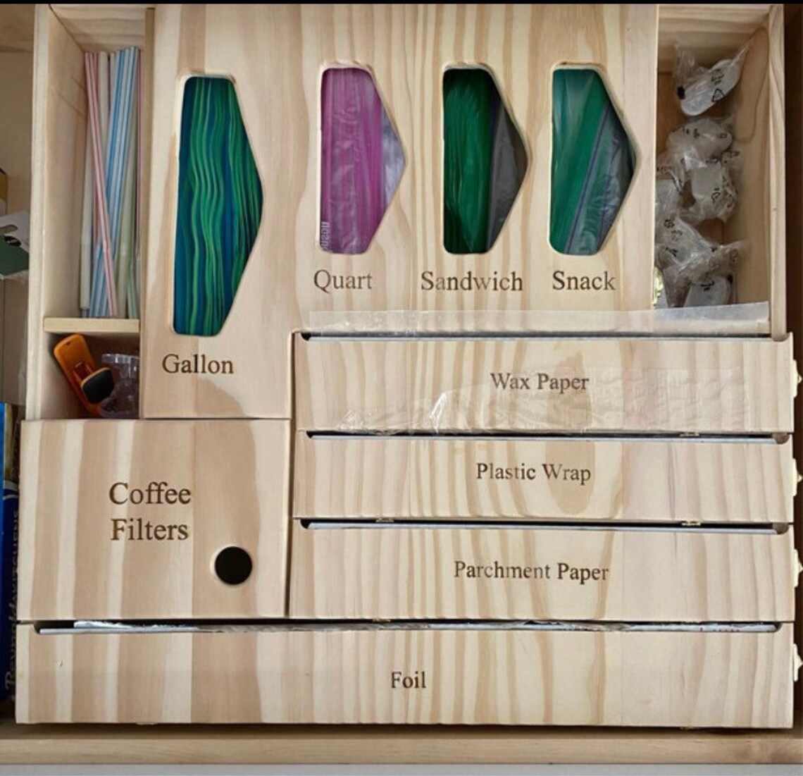 Custom Kitchen Drawer Organizer Etsy