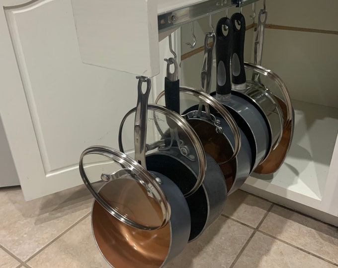 Sliding Pots and Pans Holder Etsy