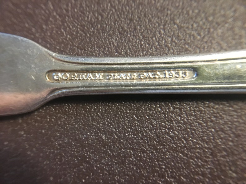1930 Gorham Silver-plate Lady Caroline Flat Handle Butter Spreader