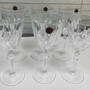 WINE GLASSES - 2003 Capri Orchestra (Oneida, Made in Italy) Crystal Goblets (set of 6; V.N.I.B.)